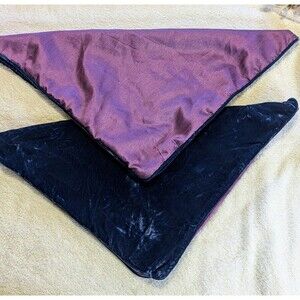 Poetic Wanderlust Tracy Porter 20″ Reversible Crushed Velvet Pillow Covers (2)